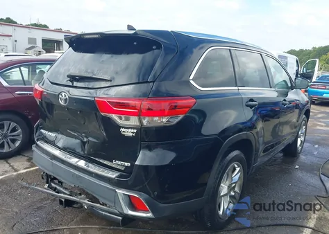 2019 Toyota Highlander Limited from USA, damaged, VIN 5TDYZRFH0KS309686
